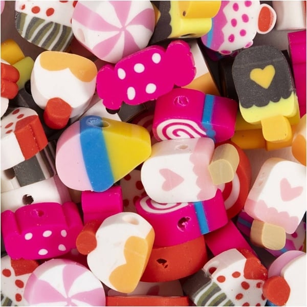Creative Toys Figurperler - Godteri, kake og iskrem, 200 stk (69608)