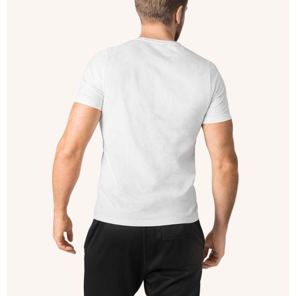 SWEDISH POSTURE T-paita Miehet Alignment Puuvilla Valkoinen XXL