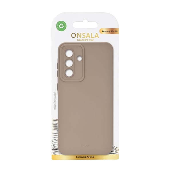 Onsala Mobildeksel Samsung A36/A56 5G Bakside med Silikonfølelse Resirkulert Sommersand