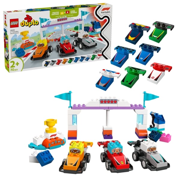 LEGO DUPLO Town - F1® Team Race Cars & Drivers (10445)