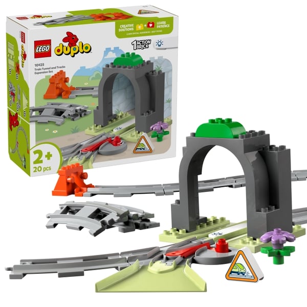 LEGO DUPLO Town - Utvidelsessett med togtunnel og togskinner (10425)