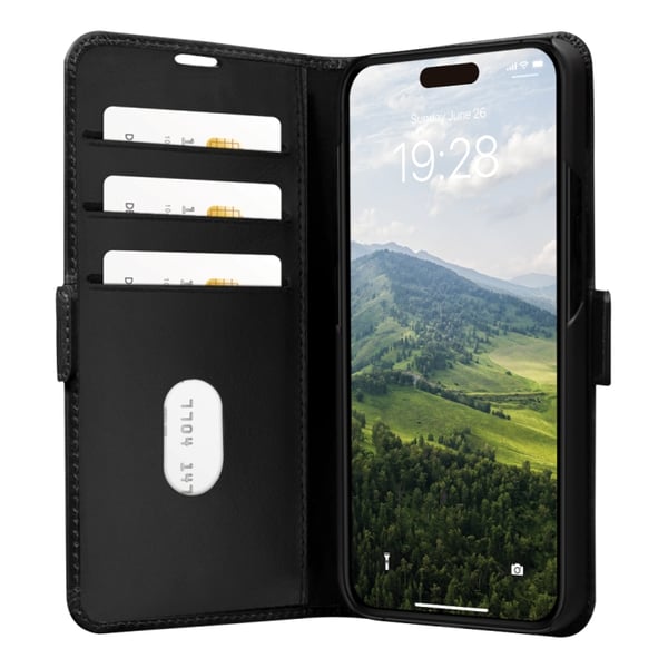 dbramante1928 Copenhagen Flip Case - iPhone 15 Pro - Svart