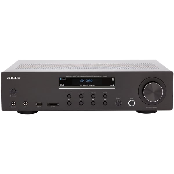 AIWA Förstärkare med Bluetooth 2 x 60 Watt RMS Svart