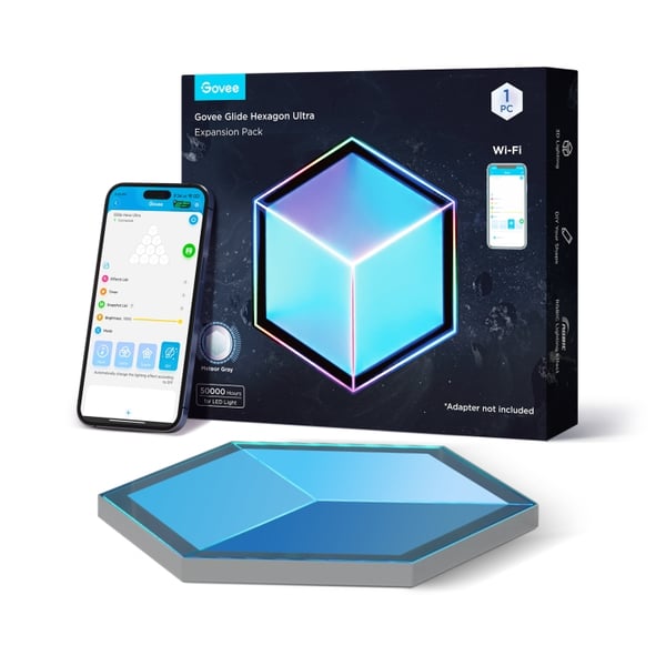 Govee Glide Hexagon Light Panels Ultra Expansion Pack - 2 paneler til H606AC81