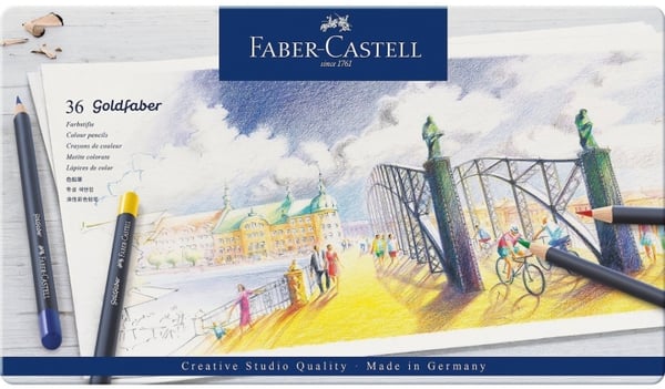 Faber-Castell Goldfaber värikynä, 36 kpl (114736)