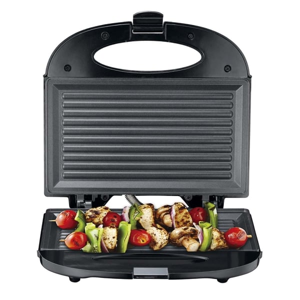 MELISSA Sandwichtoaster | 750 W | Grillplader | Automatisk temperaturkontrol | Non-stick belægning | Sort MELISSA Sandwichtoaster | 750 W | Grillplader | Automatisk temperaturkontrol | Non-stick belægning | Sort