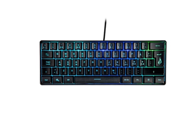 SureFire KingPin X1 60% RGB-tastatur for spilling QWERTY (Nor