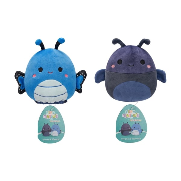 Squishmallows 13 cm pehmolelu P22 Flip A Mallows - Tyrone ja Waverly