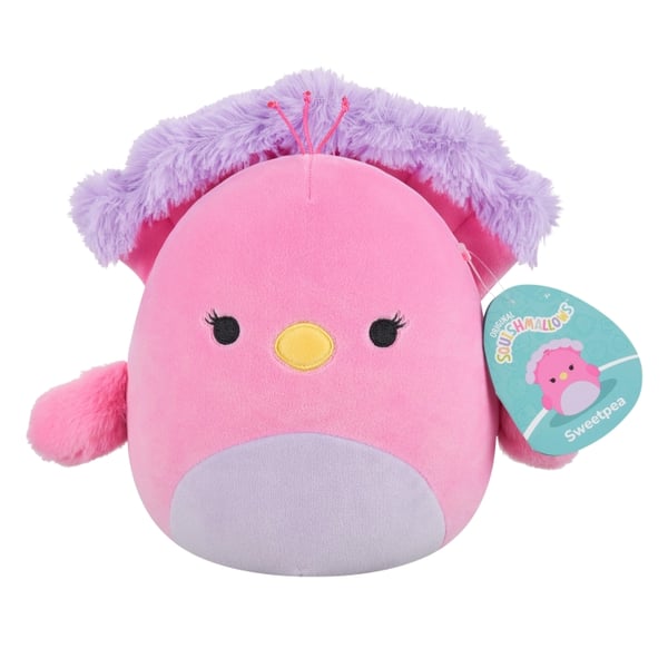 Squishmallows 19 cm plysj P22 - Sweetpea Påfugl