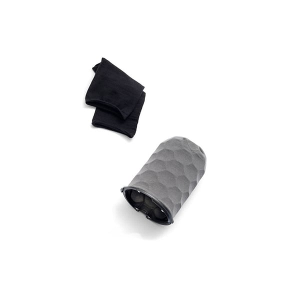 Rycote Nano-Shield Single Tube Section, Størrelse C, med både grå og sorte strømper