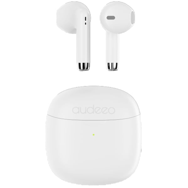 Audeeo Orbiter II True Wireless-øretelefoner i hvitt