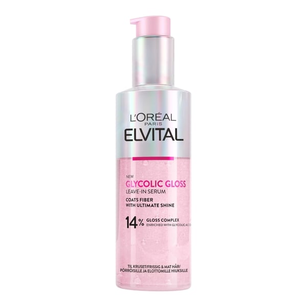 L'Oreal Paris Elvital Glycolic Gloss leave-in för normalt hår - 150 ml
