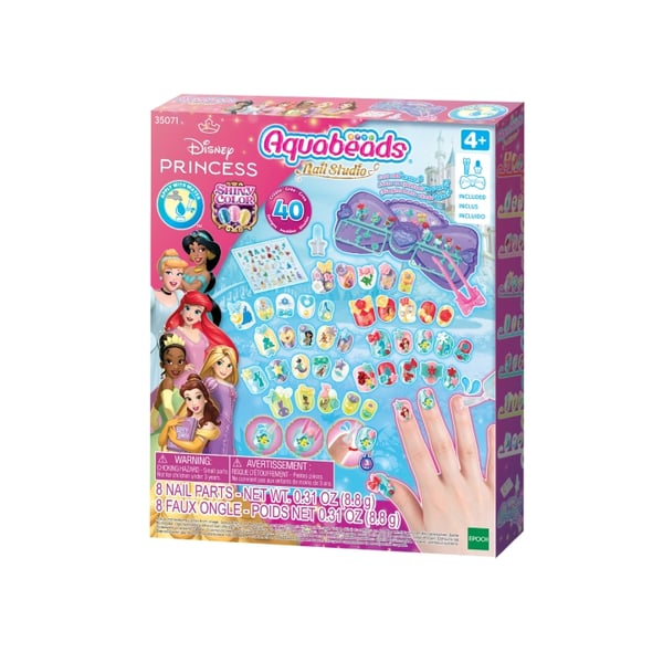 Aquabeads Nail Studio Disney Princess Negledesignersett - (35071)