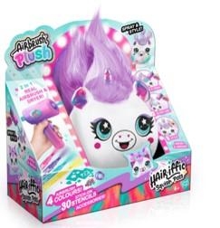 Airbrush Plush Hair'iffic 17cm Squish Pal 2 asst. - (1040)