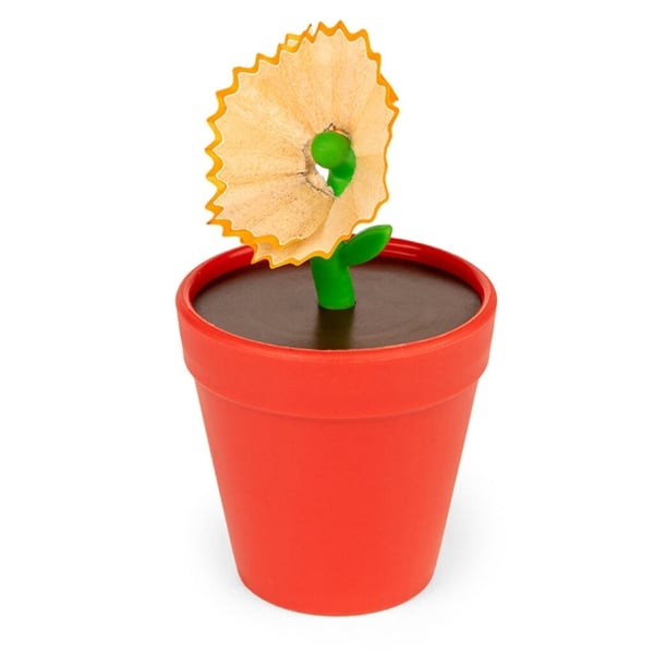 Kikkerland Blyantspisser med blomsterpotte