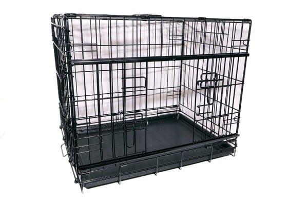 active canis Premium skyvedørsbur - Svart - 61 x 46 x 51