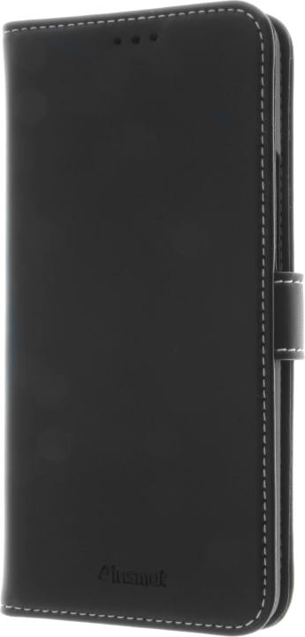 Insmat Exclusive Flip Case -lompakkokotelo, Oneplus Nord, musta