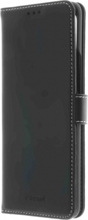 Insmat Exclusive Flip Case -lompakkokotelo, Oneplus 9, musta