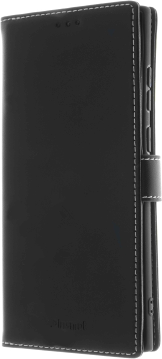 Insmat Eksklusivt Flip Case lommebokveske, Samsung Galaxy S22 Ultra 5G, svart