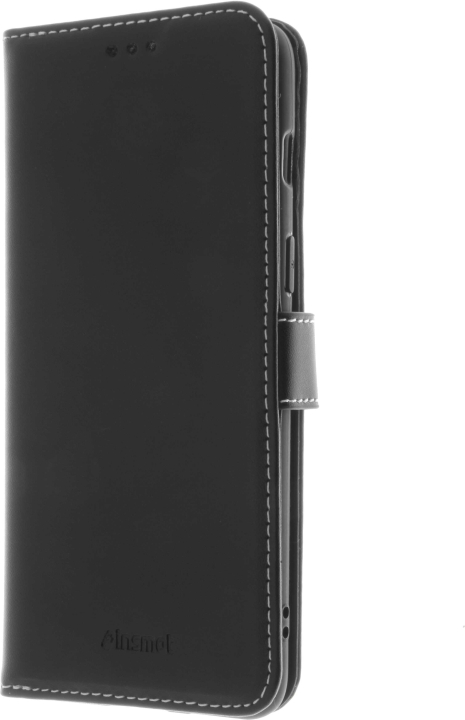 Insmat Eksklusivt Flip Case pungetui, OnePlus Nord 2T 5G, sort