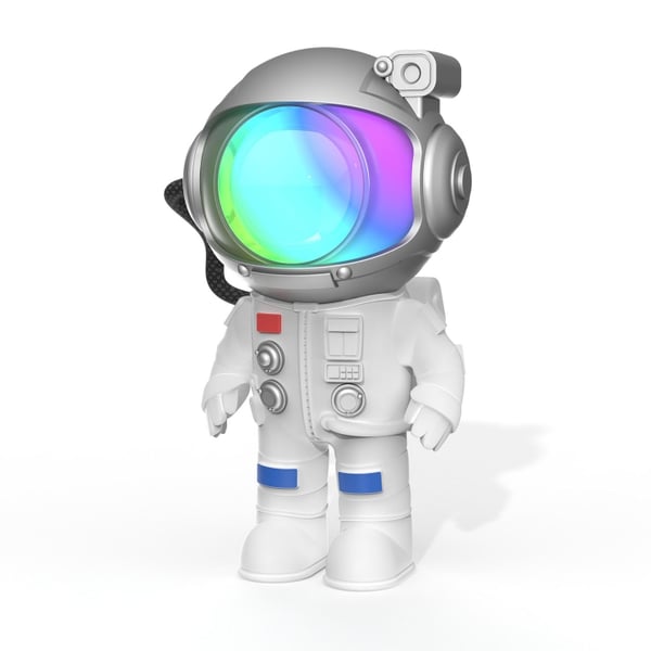 Mobility On Board Projektor Mini Stellar Light Space Hvit Astronaut Mobility On Board Projektor Mini Stellar Light Space Hvit Astronaut