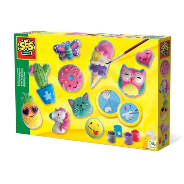 SES Creative Støbning og maling - glade figurer - (S01133)