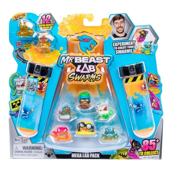 MR. BEAST LAB MrBeast Lab Swarms Mega Lab 12-pak serie 2 - (20389) MR. BEAST LAB MrBeast Lab Swarms Mega Lab 12-pak serie 2 - (20389)
