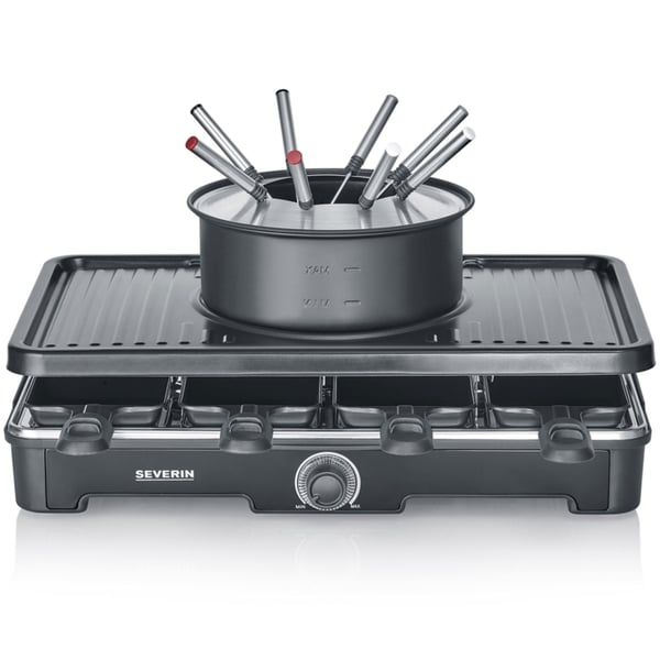 Severin Fondue/Raclette Kombinerad 8pannor  2in1 RG 2347