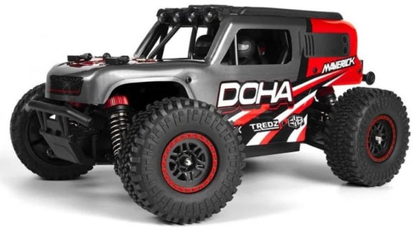 Maverick Doha 1/20 4WD elektrisk lastebil - rød (150701)