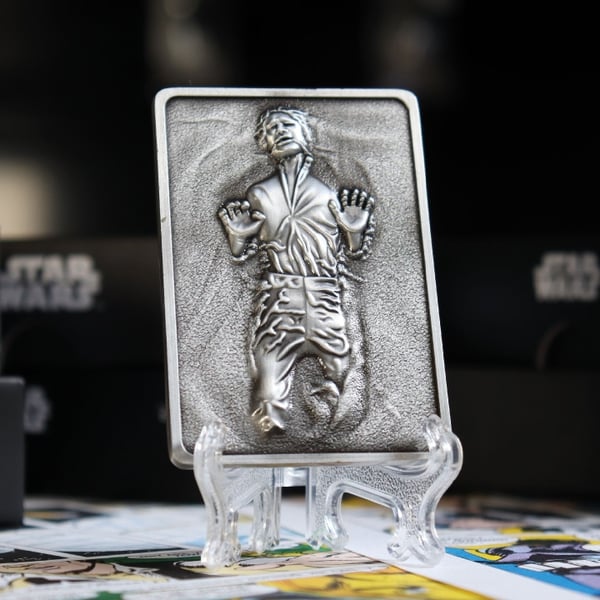 Fanatik Star Wars begrænset udgave af Han Solo i karbonit-ingot