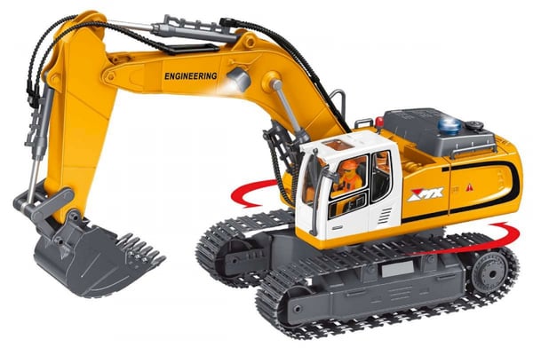 MX R/C Constructions Gravemaskin R/C 1:18 2,4GHz, 3,7V Li-Ion 11 kanaler (471467)