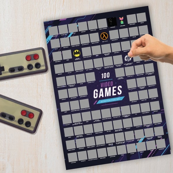 Mad Monkey Scratch Poster Topp 100 Videospel