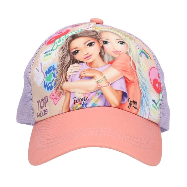 TOPModel Painettu lippalakki GIRL POWER - koralli (413511)
