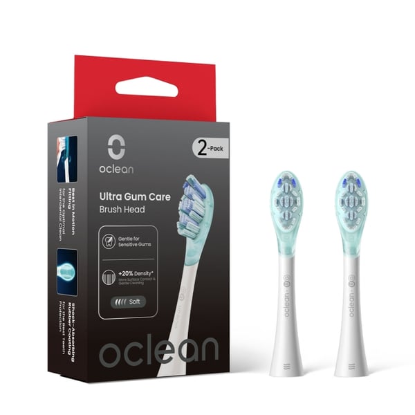 Oclean Børstehode Ultra Gum Care 2-Pakk Hvit