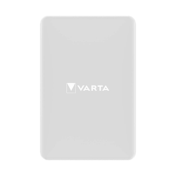 Varta Mag Pro trådløs strømbank 5.000 mAh - hvit utgave