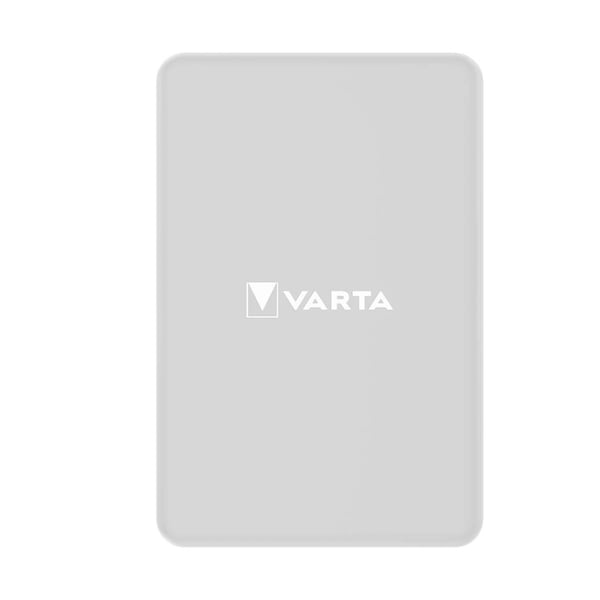 Varta Mag Pro trådløs strømbank 10 000 mAh - hvit utgave