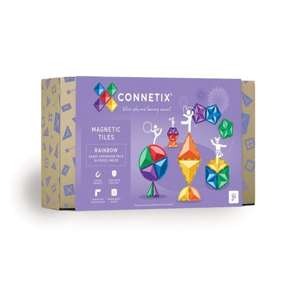 Connetix Regnbueform-udvidelsespakke med 36 brikker (CT-R-00036-SE)