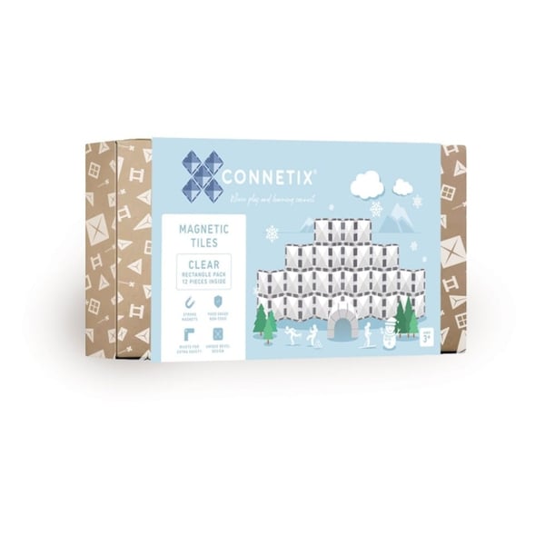Connetix Rektangelpakke - 12 dele - klar (CT-C-00012-RE)