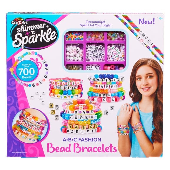Shimmer n Sparkle ABC Perler Armbånd - (17883)