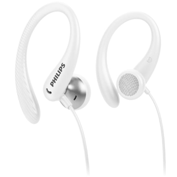 Philips Hörlurar In-Ear Sport IPX2 Kabel Vit