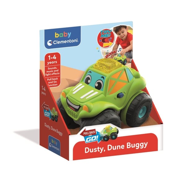 Clementoni Stunt Wheels Pullback Car Dune Buggy