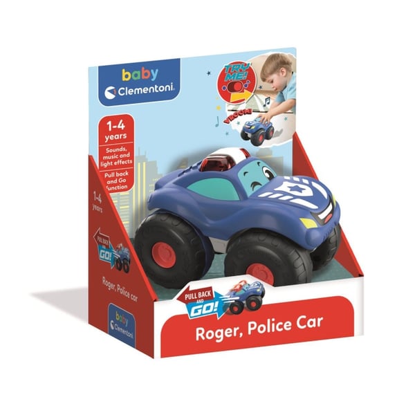 Clementoni Stunt Wheels Pullback Car Police