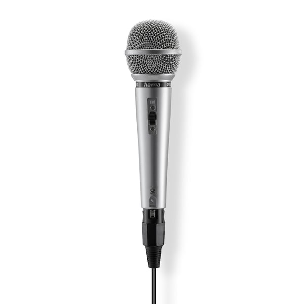 Hama Mikrofon Karaoke Dynamisk Mono Jam Star Sølv