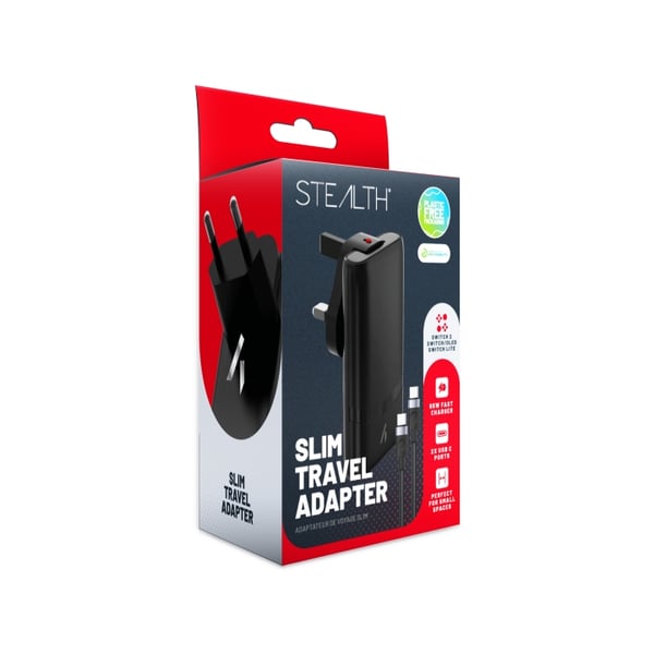 Stealth Ohut matkasovitin - Switch, OLED, Lite, Switch 2