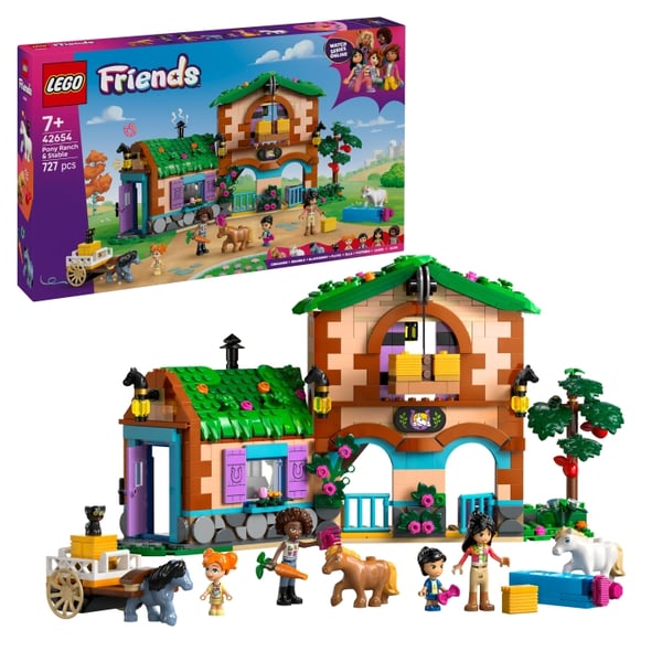 LEGO LEGO Friends - Ponniranch og stall (42654)