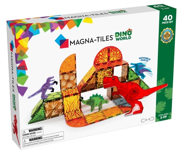 Magna Tiles Magna-Tiles - Dino World 40-delars set (90232)