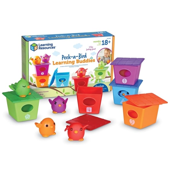 Learning Resources Peek-a-Bird læringsbuddies (LSP6812-SCA)