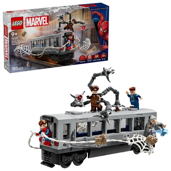LEGO Superhelter - Spider-Man mot Doc Ock: T-banetogscene (76321)
