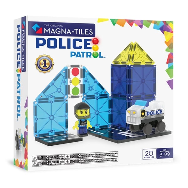 Magna Tiles Polispatrullen™ 20-delars set (90353)