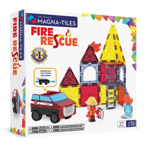 Magna Tiles Magna-Tiles - Fire Rescue™ set med 27 delar (90360)